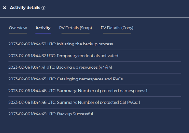 Tracking Postgres Backup Status