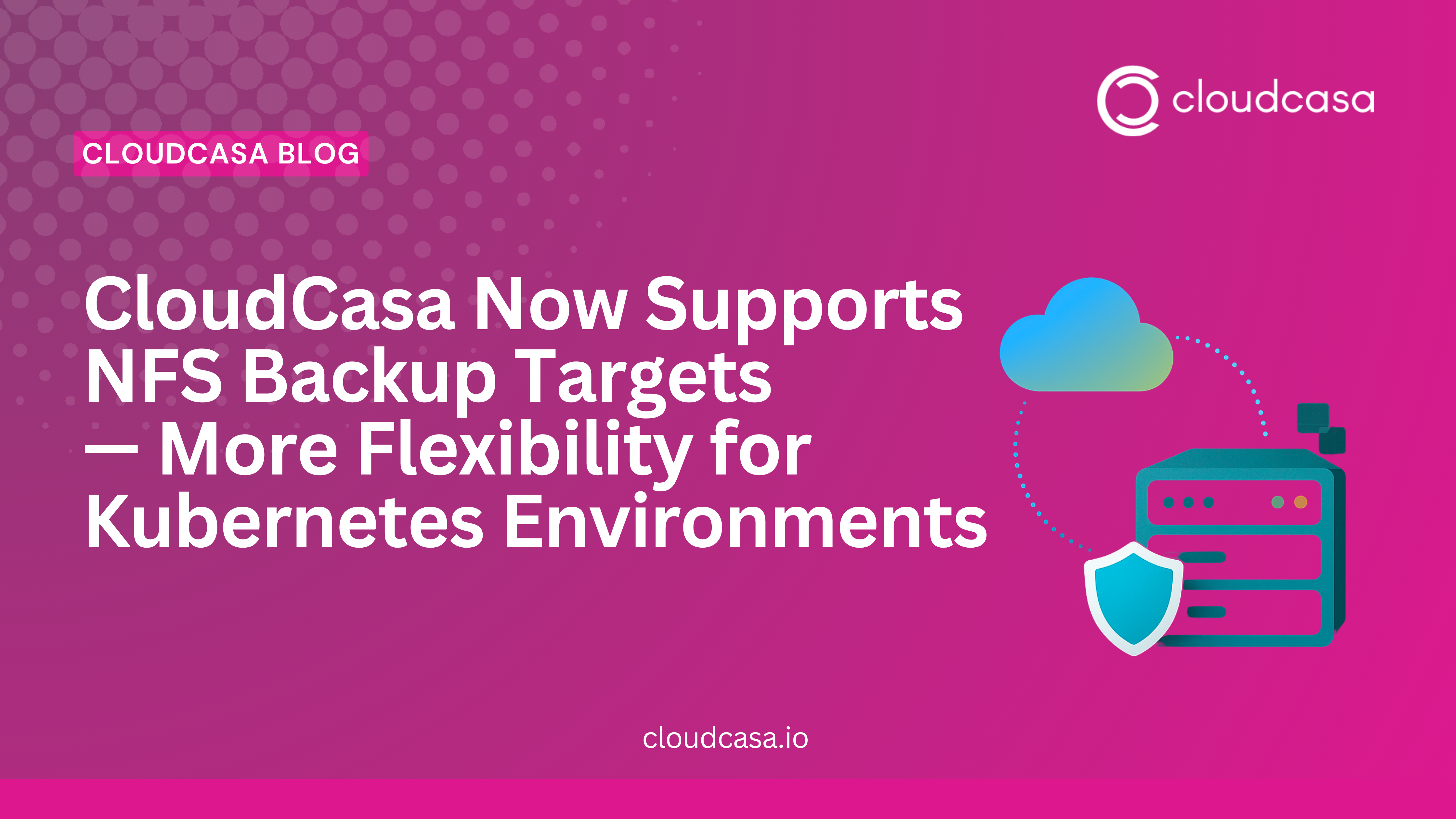 CloudCasa Now Supports NFS Backup Targets — More Flexibility for Kubernetes Environments 