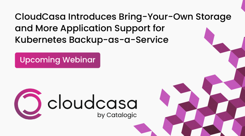 Cloudcasa introduces bring your own storage website