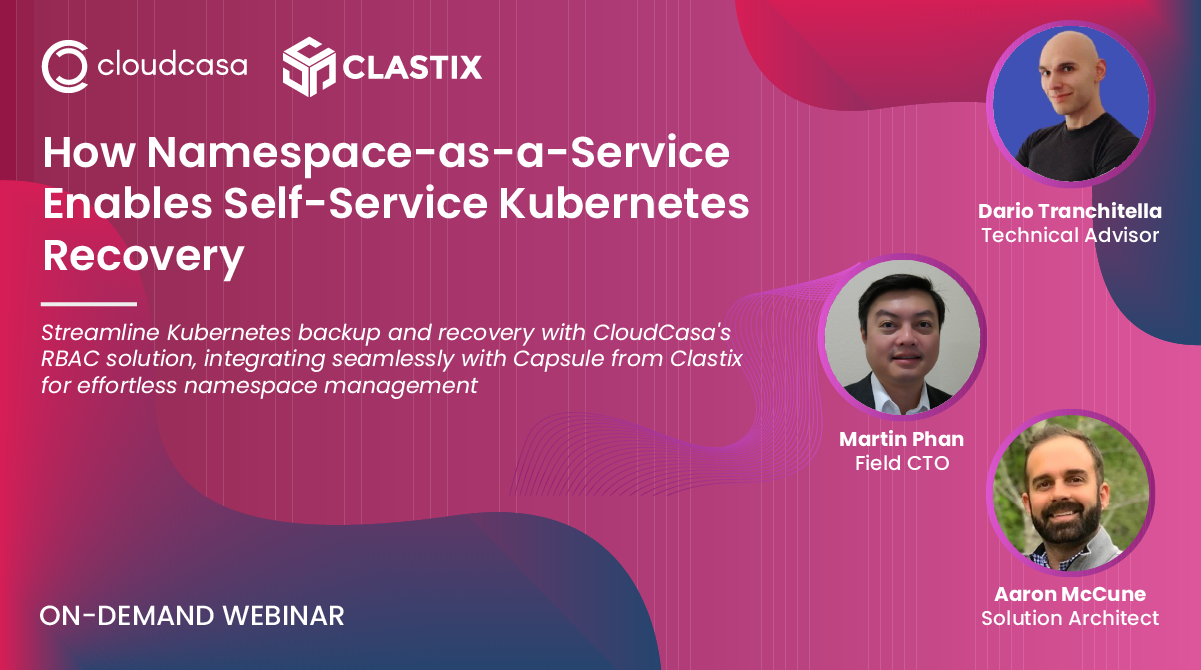 How Namespace-as-a-Service Enables Self-Service Kubernetes Recovery