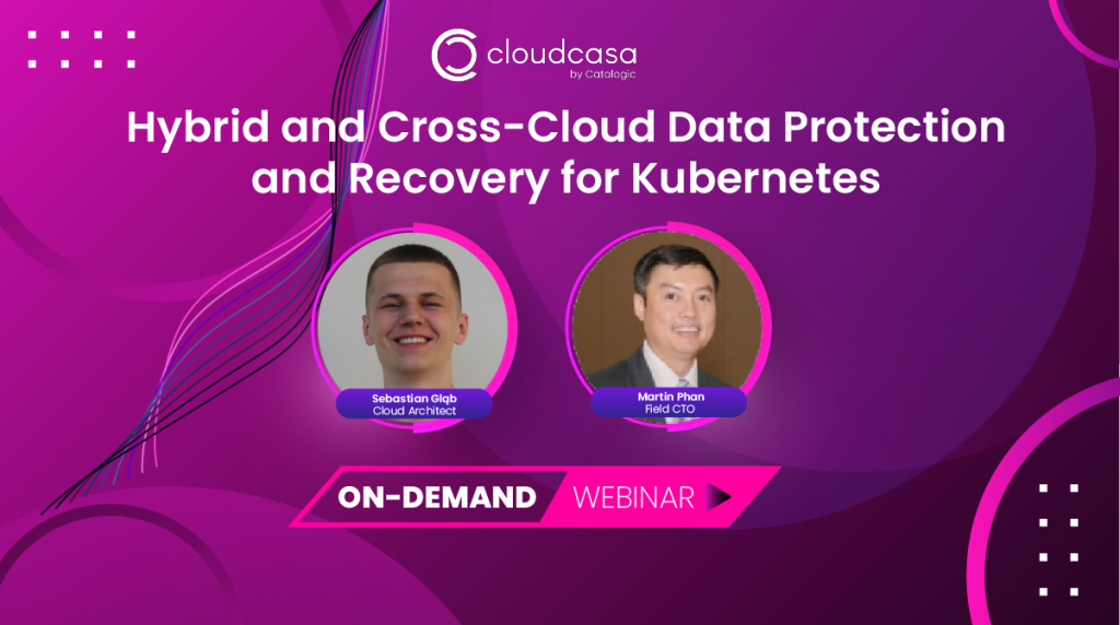 Hybrid and Cross Cloud Data Protection and recovery for kubernetes ondemand