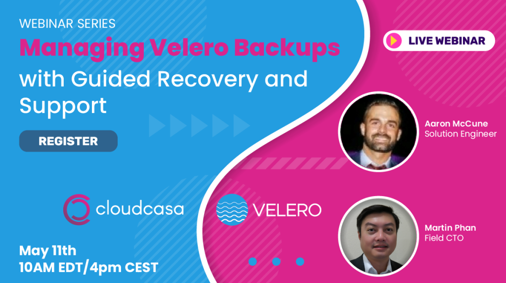 Managing Velero Backups with Guided Recovery and Support website