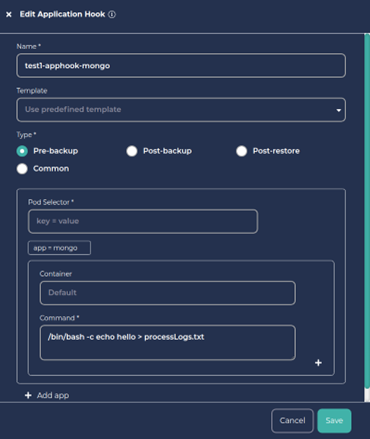 Post-backup hook that will unlock the MongoDB tables