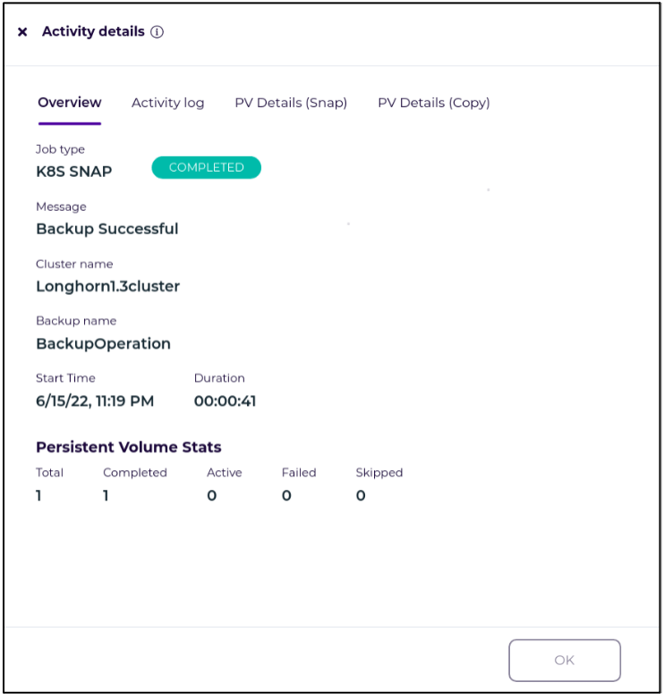 addbackup longhorn step3