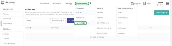 configure mystorage private link