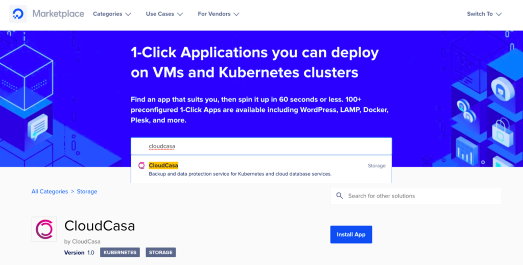 cloudcasa in digitalocean